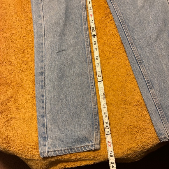 VINTAGE LEVI’S 505 ORANGE TAB 31x34 DENIM JEANS - Picture 3 of 8